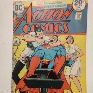 ACTION COMICS # 434 The Krypton Connection Dr. Xadu and Zeda By Gary Bates